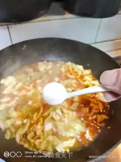 Make Tomato egg noodles step 10