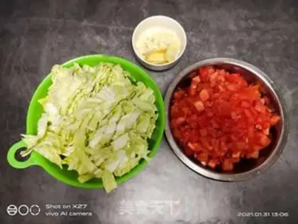 Make Cheese cabbage step 0