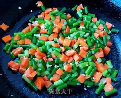 Make Garlic carrot eggs and powder step 6
