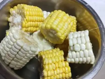 Make White corn step 1
