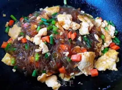 Make Garlic carrot eggs and powder step 10