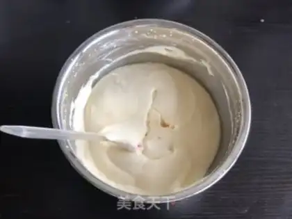 Make Old chicken cake without water step 5