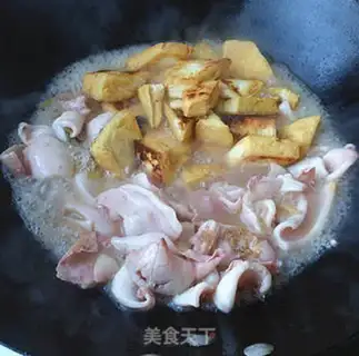 Make Fresh squid tofu step 5