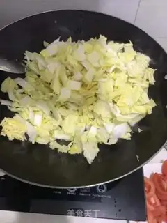 Make Spicy cabbage step 1