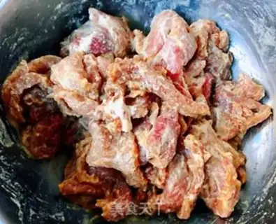 Make Cream pepper carrot and beef step 3
