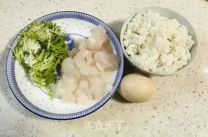 Make Salba willow fried egg rice step 1