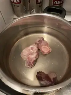 Make Scorch lamb soup step 0