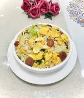 Make Weenie egg fried rice step 8