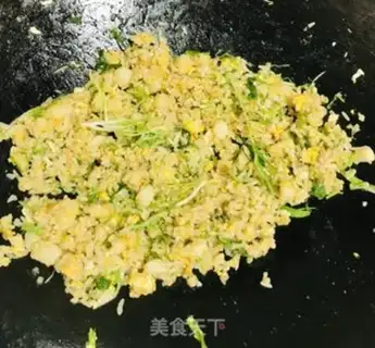 Make Salba willow fried egg rice step 8