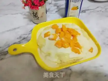 Make Tofu mango, a thousand layers step 7