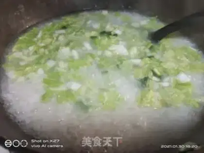 Make Sausage porridge step 2