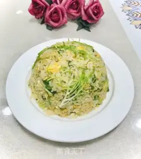 Make Salba willow fried egg rice step 9