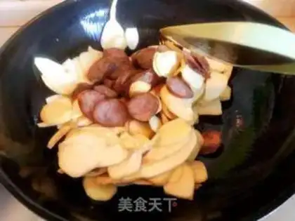 Make Fried sausage step 4