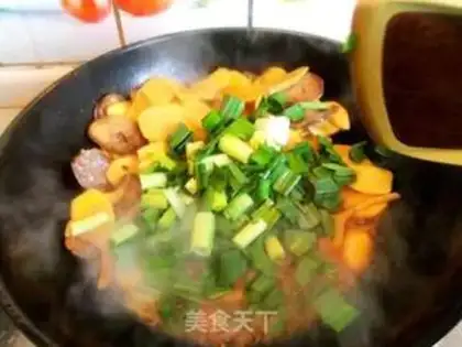 Make Garlic eggs and tofu step 5