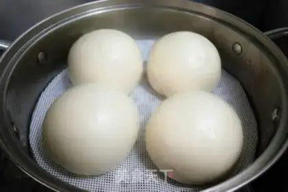Make Soup-flowing sand buns step 11