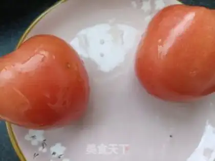 Make Tomato fried tofu dry step 0