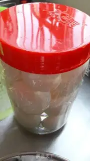 Make Salt-water bubbled duck eggs step 3