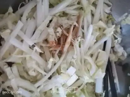 Make Creaming cabbage step 2
