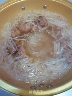 Make radish meatball potato powder step 7