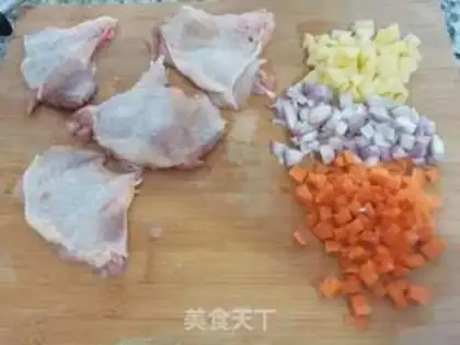 Make Curry chicken bag step 3