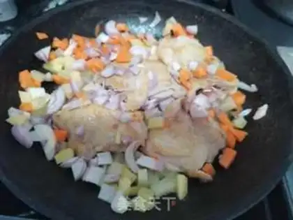 Make Curry chicken bag step 5