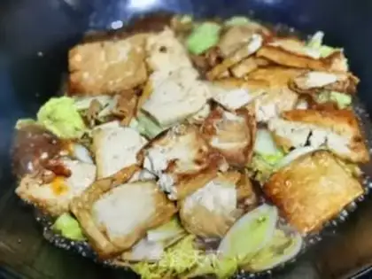 Make Tofu with cabbage step 7