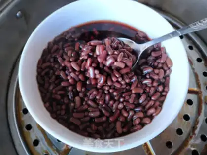 Make Red bean coconut cake step 2