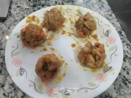 Make Curry chicken bag step 8