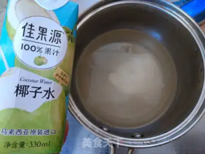 Make Red bean coconut cake step 4