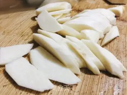Make White sauce, soybeans step 1