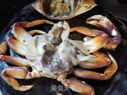 Make Crab onions step 1