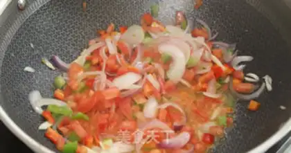 Make Spanish seafood quinoa step 4