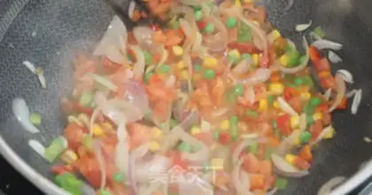 Make Spanish seafood quinoa step 5