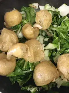 Make The green mushrooms and pasta step 3