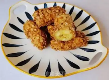 Make A fried banana step 7