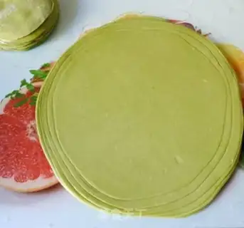 Make Springcake spinach step 11