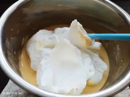 Make A square early cake step 3