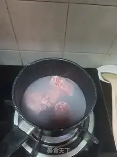 Make Bone stew of sheep belly step 1