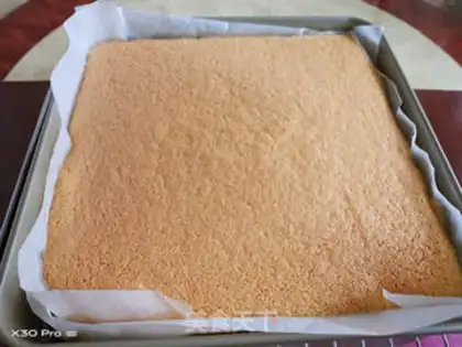 Make A square early cake step 8