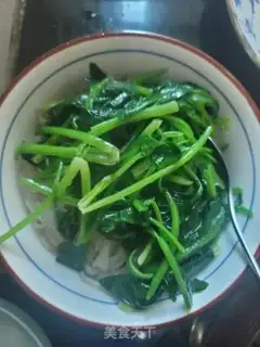 Make Godmother mixed spinach powder step 3