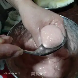 Make Homemade pork balls step 2