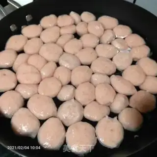 Make Homemade pork balls step 3