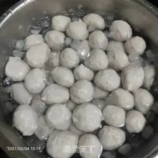 Make Homemade pork balls step 5