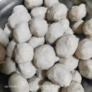 Make Homemade pork balls step 7