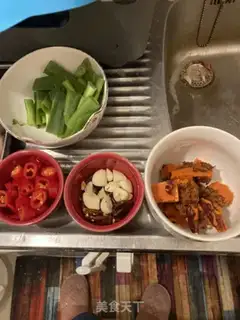 Make Potato chicken step 1