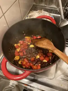 Make Potato chicken step 5