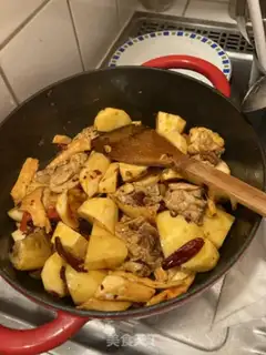Make Potato chicken step 8
