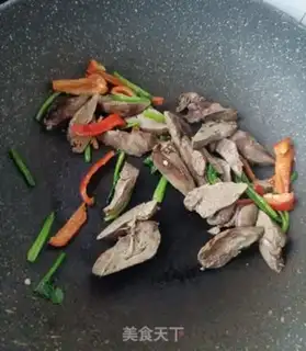 Make Spinach fried liver step 6