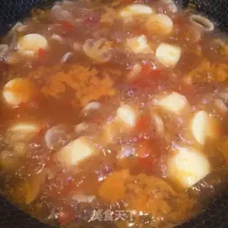Make Mushroom tofu soup step 9