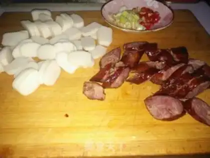 Make Old fried sausage step 2
